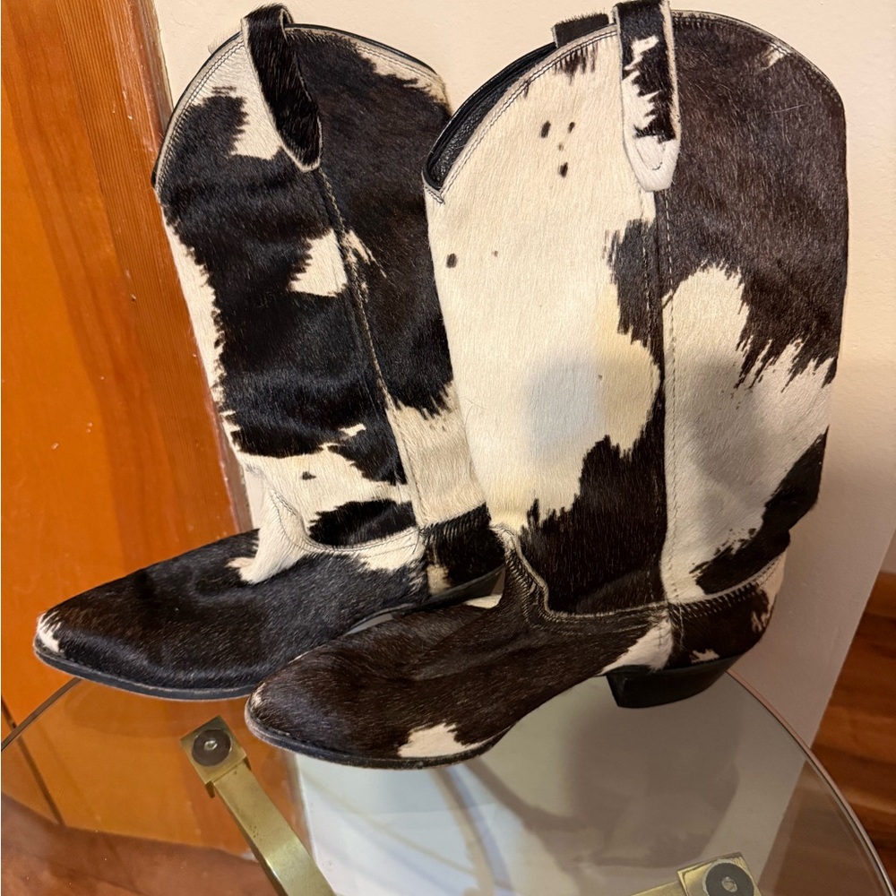 Cowhide Western Cowboy Boots